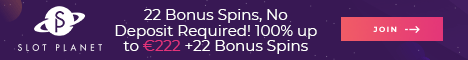 Slot Planet Casino €10 no deposit required + 10 free spins bonus + 100% welcome bonus